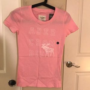 Abercrombie & Fitch pink women XS tee shirt